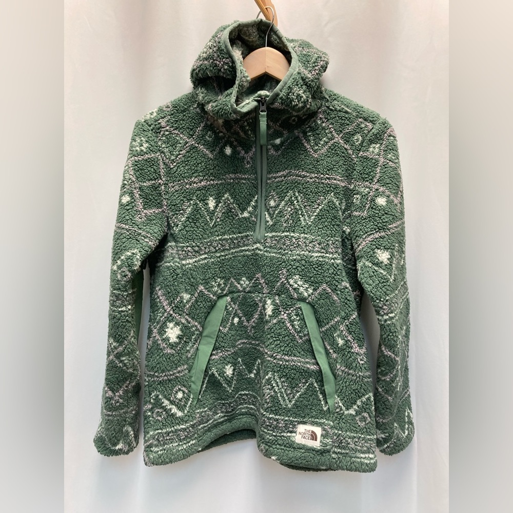 North Face Campshire Half Zipped Sherpa Hoodie